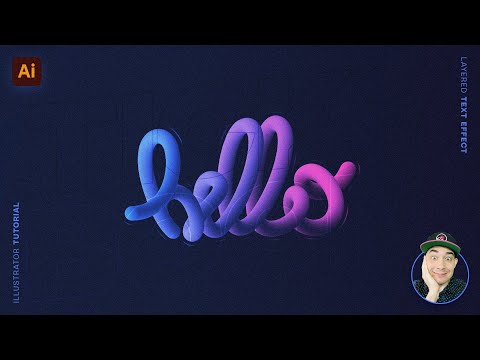 3D Magical Typo Effect in Illustrator
