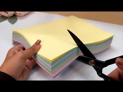 BEAUTIFUL!!!😍 I’VE NEVER SEEN SUCH AN INCREDIBLE IDEA WITH COLORED PAPER! GIFT IDEAS! DIY