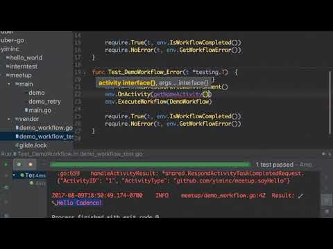 Cadence Meetup: Writing a Cadence Workflow