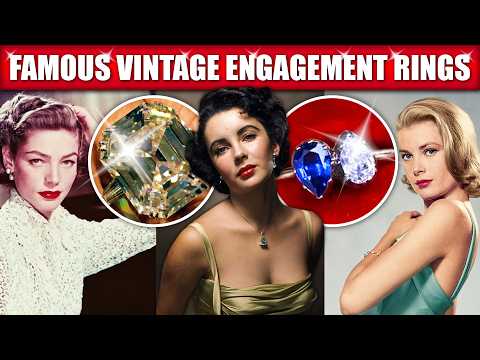 TOP 10 Old Hollywood Engagement Rings