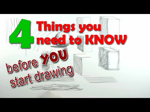 Starting to Draw? PART 1: Four Things you Need