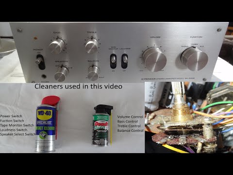 Amplifier Cleaning, Noisey Controls, Switches & Pots, Noisy crackling Crackles static Receiver