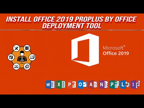 Install Office 2019 ProPlus by Office Deployment Tool #office2019