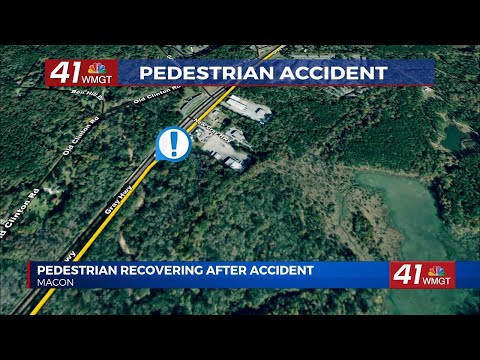 Pedestrian injured in Gray Highway crash in Macon