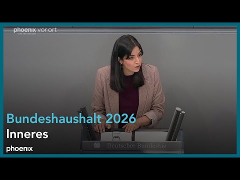Bundeshaushalt 2026: Debatte über den Etat des Innenministeriums | 25.09.25
