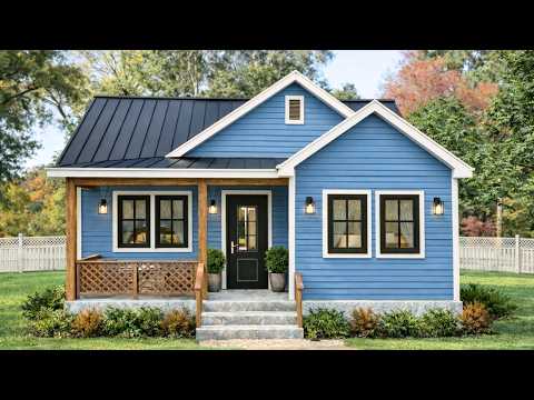9x11 m 2 Bedroom Cottage House Design | Cozy & Smart 99 sqm Family Home!