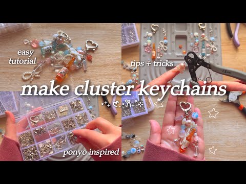 ⭐ ULTIMATE CLUSTER KEYCHAIN TUTORIAL! 🌊✨ step-by-step guide + tips & tricks ⭐