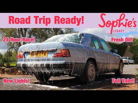 Preparing Our Mercedes W124 For 24 HOUR Road Trip!