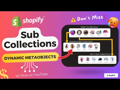 Create Shopify Sub Collections🥵 Using Metaobject & Metafield | Never Seen - The Magic Dynamic Method