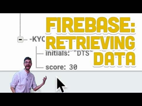 9.3: Firebase: Retrieving Data - Programming with Text