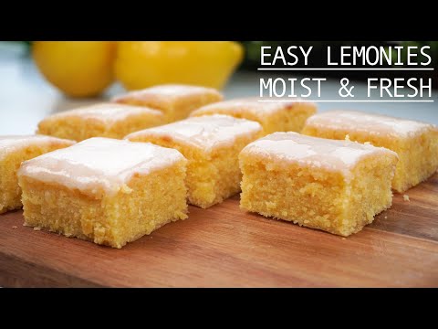 Lemon Brownies 🍋☕️ Moist and Fresh - Easy Homemade Lemonies