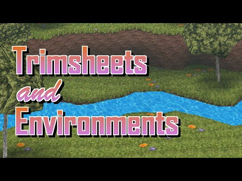 How to make PS1-Esque graphics with Blender 2.9 (Trimsheets and Enviroment Modeling)