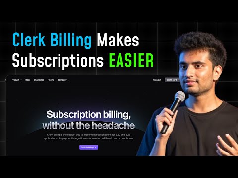 Using Clerk Billing to add Subscriptions to your app! Clerk + Stripe!
