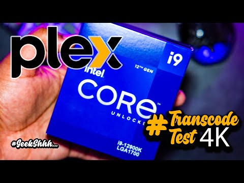 i9-12900K #UHD770 #Plex 4K Transcode Test #INTEL