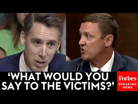 Hawley Grills Nom About Trying To Get Low Sentence For Man Guilty Of 'Revolting' Crimes Against Kids