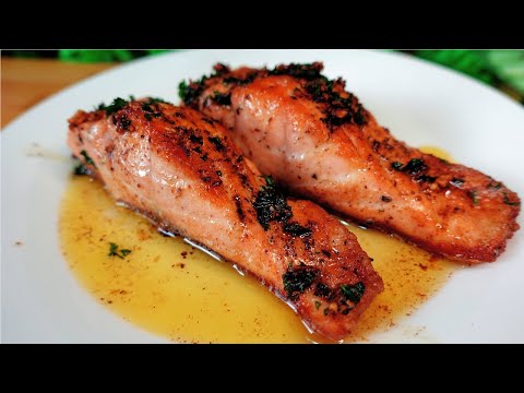 Lemon Butter Salmon Fish recipe❗️So easy to make & more delicious to eat!!