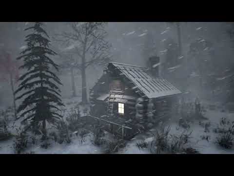 BRUTAL ALASKAN WINTER with EXTREME COLD and blizzard for sleeping. FREEZING WINTER STORM 2024