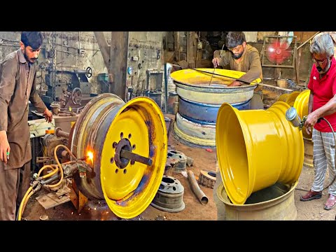 Expert Cut Heavy Equipment Machine Wheel Rim and Recycled Make Harvesters Machine Wheel Rim !