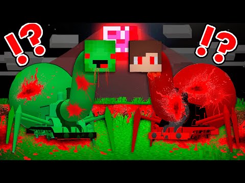 MAIZEN : JJ and Mikey Become Longest Thomases at Bloody Moon Story - Minecraft Animation JJ & Mikey