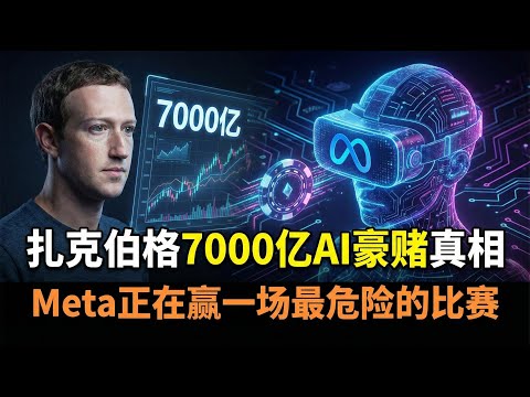 扎克伯格7000亿AI豪赌真相:Meta正在赢一场最危险的比赛丨Gemini丨ChatGPT丨AI人工智能丨NVIDIA丨grok丨elon musk丨元宇宙丨Facebook丨Google