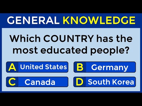 How Good Is Your General Knowledge? Take This 30-question Quiz To Find Out! #challenge 112