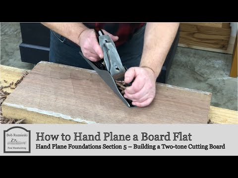 Flatten a Board with a Hand Plane | Build a Cutting Board with Hand Tools | Hand Plane Foundations