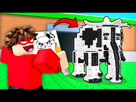 Whatever I Draw Comes To LIFE In Steal A Brainrot!!