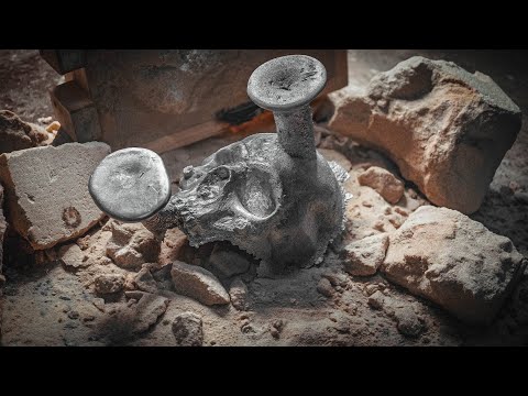 ЛИТЬЕ АЛЮМИНИЯ В ПЕСОК / от создания модели до результата в одном видео