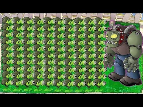 Plant Vs Zombies 999army pea Vs Dr.zomboss