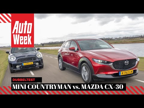 Mazda CX-30 vs. Mini Countryman - AutoWeek Dubbeltest - English subtitles