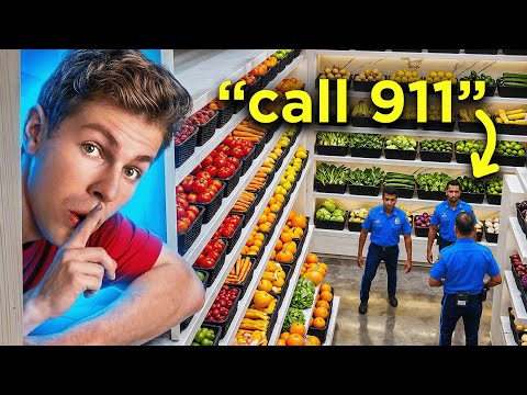 I Survived OVERNIGHT in a Grocery Store!