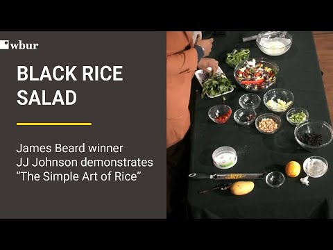 Black rice salad recipe with chef JJ Johnson | Curated Cuisine