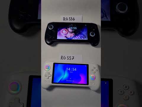 Anbernic RG556 Anbernic RG557 Starting Comparison