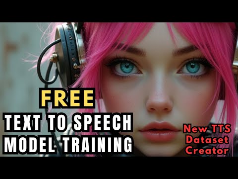 Train AI Text to Speech Models for FREE in Google Colab - Full Tutorial