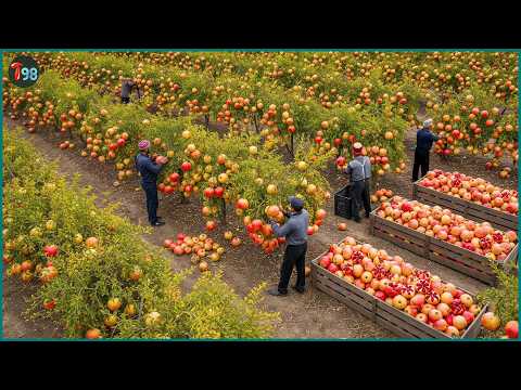 How Farmers in Iran and the Middle East Harvest Millions of Tons of Fruits and Vegetables