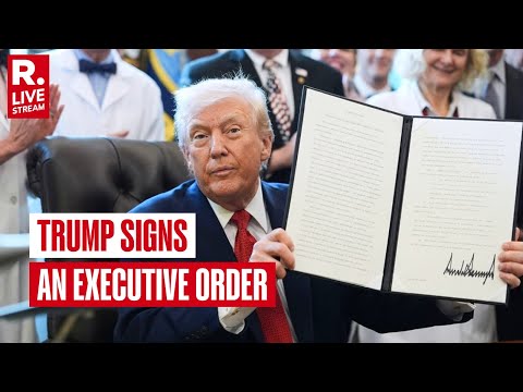 Trump LIVE: US President Donald Trump Signs An Executive Order At The Oval Office