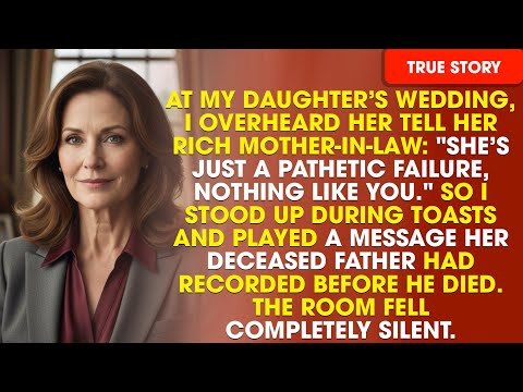 I Kept Quiet About My Fortune at My Daughter's Wedding — Until She Called Me 'Broke' in Her Speech