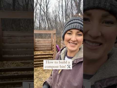 How to Build a Compost Bin 🛠️