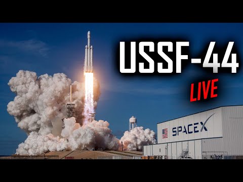 SpaceX USSF-44 Falcon Heavy Rocket Launch Live 🔴