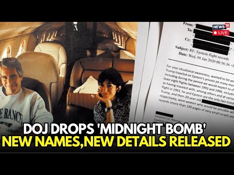 LIVE: Shocking Names And Photos Emerge In the Latest Epstein Files Document Drop | US News | N18G