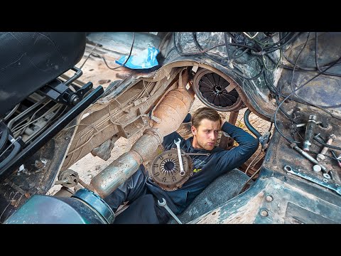 24 часа ставлю сцепление от Газели на УАЗ и обкатываю его в лесу