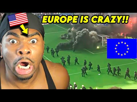 American Reacts to The Most INSANE German Football Fans & Ultras