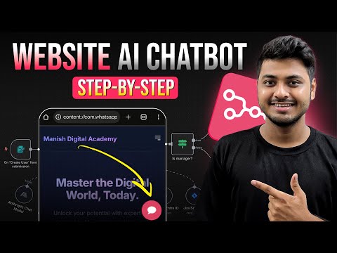 n8n Complete Course (Beginner to Advanced) | Website AI Bot Automation Project