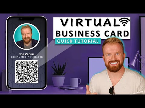 How to Create a DIGITAL BUSINESS CARD for FREE 2025 | Canva Tutorial | Share Your Contact Details