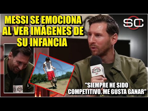 MESSI en EXCLUSIVA: Leo SE EMOCIONA al REVIVIR recuerdos de su infancia en ARGENTINA | Entrevista