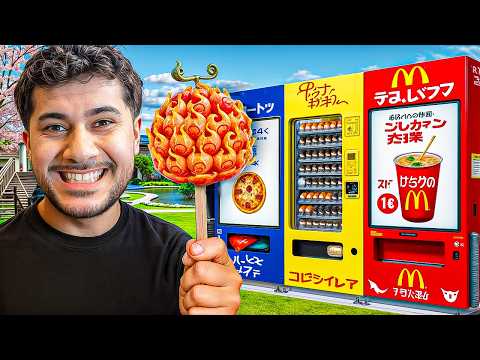 I live 24 hours a day from vending machines in Japan!