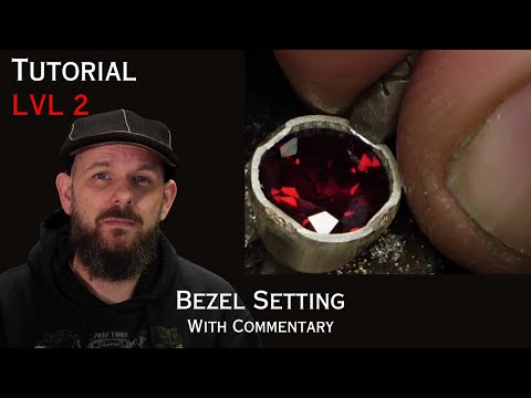 How to bezel set a stone (rub-over)