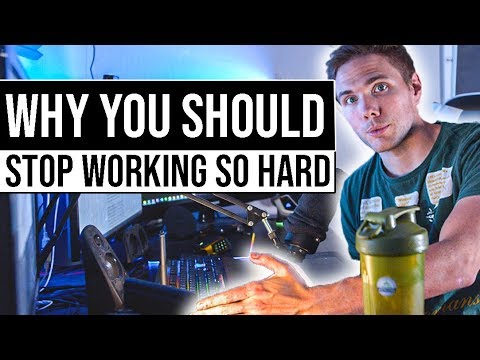 Why you should stop working so hard.  #grindreel