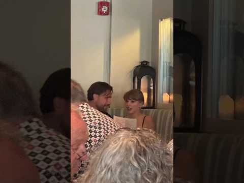 Taylor Swift and Travis Kelce on a romantic dinner date in Florida...