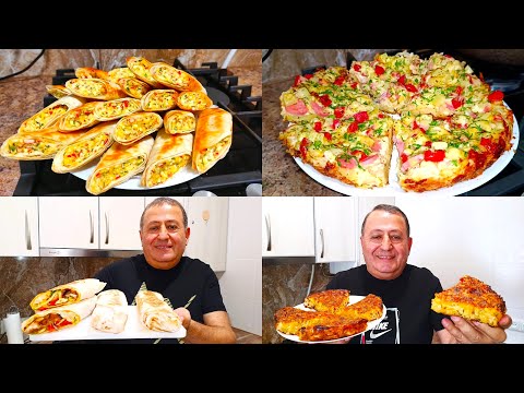 4 ЛУЧШИХ РЕЦЕПТА ИЗ ЛАВАША! Один вкуснее другого!